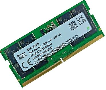 Soyutma sistemləri: Operativ yaddaş (RAM) Crucial, 8 GB, > 4000 Mhz, DDR5, Noutbuk üçün, İşlənmiş
