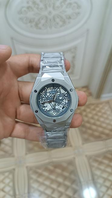 c92 max smart watch: Yeni, Qol saatı, Hublot, rəng - Gümüşü — 1