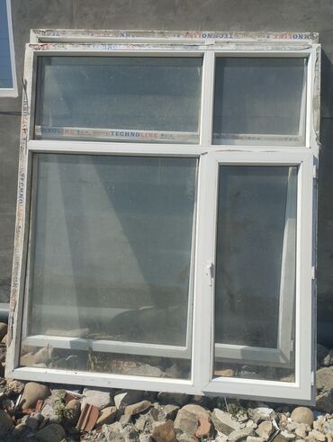 Москитные сетки: PVC pəncərə bloku – Technoline profilli - Material: ağ PVC profil