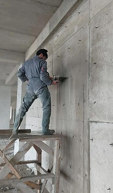 Beton işləri: Beton kəsmə deşmə işləri
beton kesen beton kesimi 
hilti karot mişarla — 5