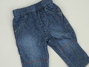 trampki na platformie 36: Denim pants, George, 3-6 months, condition - Very good