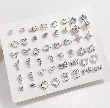 каффы серьги: Серьги, Женские, Вставка: Фианит, Новый — 1