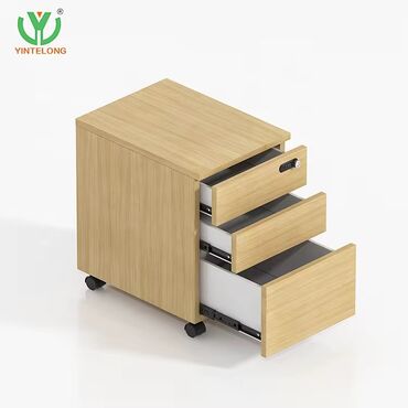 куплю шифоньер: Yintelong brendi 3 çekmecəli ofis tumbası - Material: ağac teksturalı