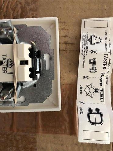 preklopnik switch: Tipkalo za zvono sa signalnom lampicom – Ekon ElektroKontakt (model — 3