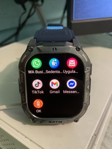 Smart saatlar: Smart saat, Smart, Suya davamlı, rəng - Mavi — 27