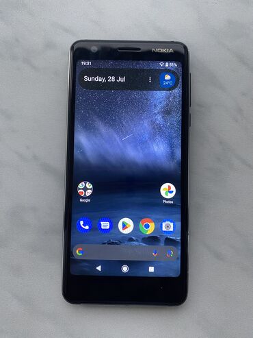 sadə telefonların satışı: Nokia 3.1, 16 GB, rəng - Qara