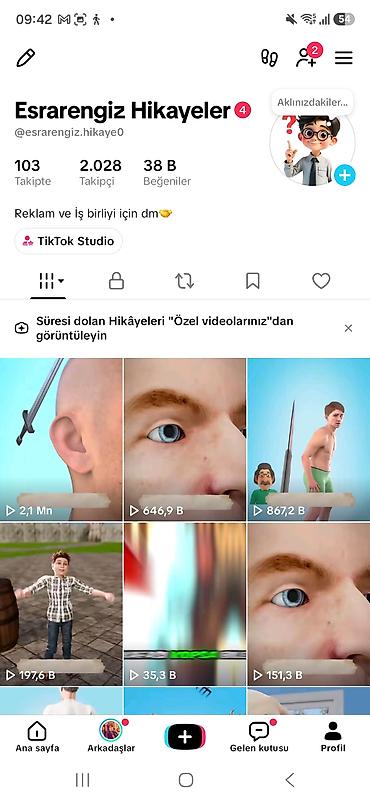is elanlari operator: Xidmət: “Esrarəngiz Hikayeler” TikTok hesabı üçün reklam və əməkdaşlıq — 1