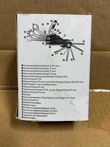 Setovi ručnog alata: CRIVIT multifunkcionalni alat za bicikle Kompaktan sklopivi set od — 4