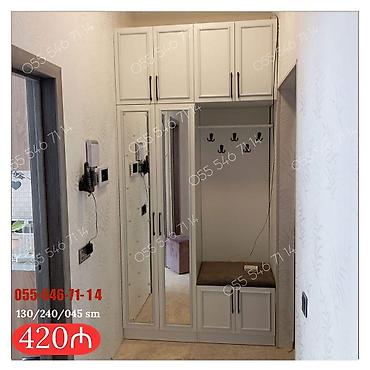 Dəhliz dolabları: Dəhliz üçün kombinə edilmiş dolab sistemi - Material: MDF/Laminate — 1