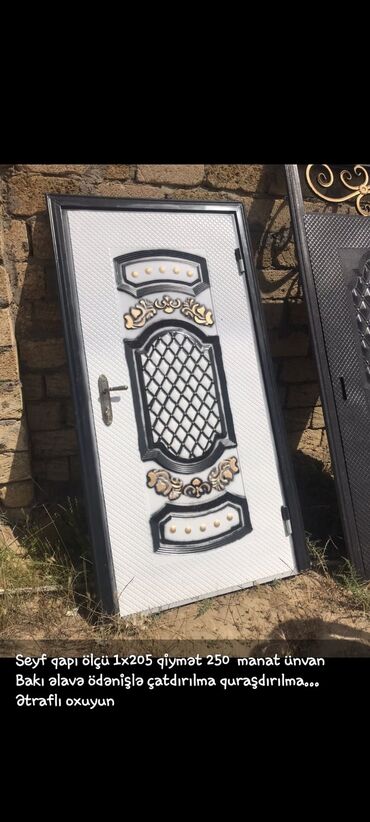 Giriş qapıları: Yeni Giriş qapısı Zamok və çərçivə ilə, Zəmanətli, Pulsuz quraşdırma, Ödənişli çatdırılma -da lalafo.az — 12 Giriş qapıları: Yeni Giriş qapısı Zamok və çərçivə ilə, Zəmanətli, Pulsuz quraşdırma, Ödənişli çatdırılma — 12