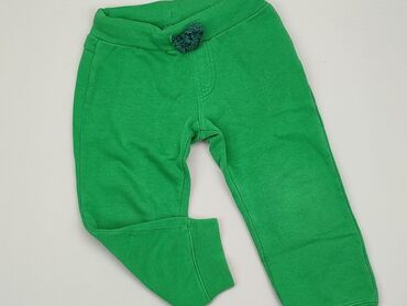 spodnie dresowe zielone: Sweatpants, F&F, 2-3 years, 92/98, condition - Fair
