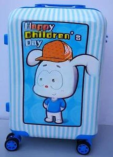 Rančevi, torbe i koferi: Dečji kofer na točkiće – “Happy Children” - Čvrsta ABS/plastik — 15