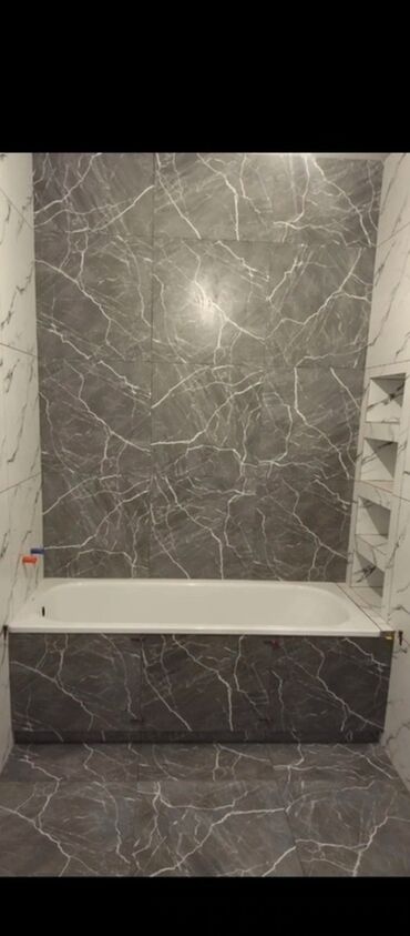 Укладка плитки: Услуги по облицовке ванных комнат и душевых плиткой/керамогранитом под — 5