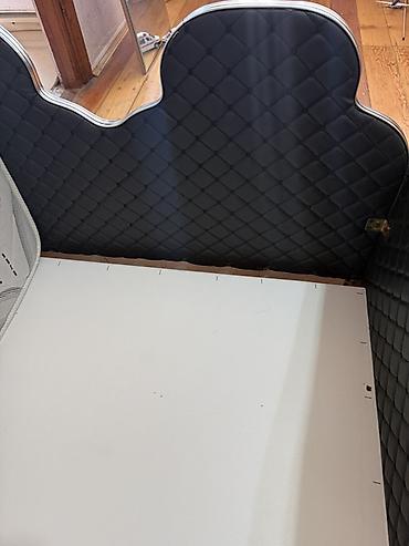 islenmis matras: Uşaq maşın formalı çarpayı - Dizayn: Parlaq mavi “sport car” korpusu — 3