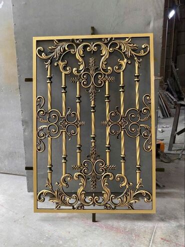 Barmaqlıqlar: Dəmir döymə pəncərə barmaqlıqları – dekorativ və təhlükəsiz həll - — 1