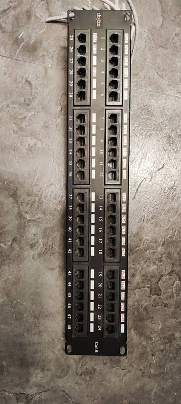 Monitorlar: Patç panel CAT6 RJ45 portu
Dorax firmasi
Işlənmiş