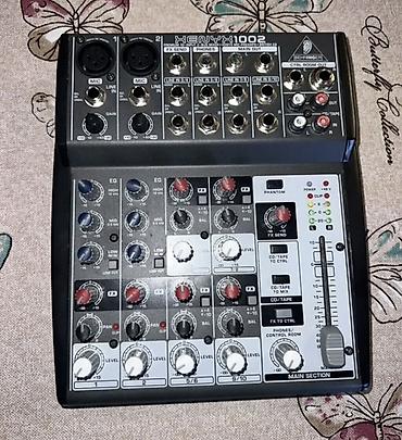 fender akustik gitar: Behringer XENYX 1002 mikser - 10 girişli, 2-bus analoq mikser - XENYX — 1