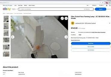 Ostali aparati za negu lica: Efbe-Schott H&T 889 – kućni UV/solarni panel za lice i dekolte - — 19