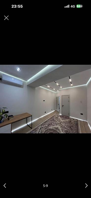46: 1 комната, 46 м², Асанбай мкр Элитка, 6 этаж, Евроремонт — 5