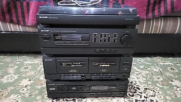 Аудиотехника: SHARP CMS - 150CD без колонок. Радио работает диапазон длинный — 1