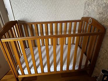 Beşiklər: Taxta uşaq beşiyi Brend mothercare, cox yaxşı vəziyyətdə, üstündə — 2