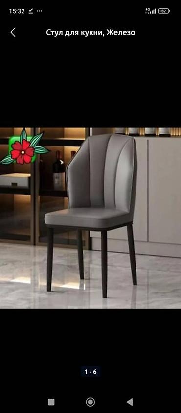 Кухонные столы: Обеденный стол с керамической столешницей под белый мрамор - — 7