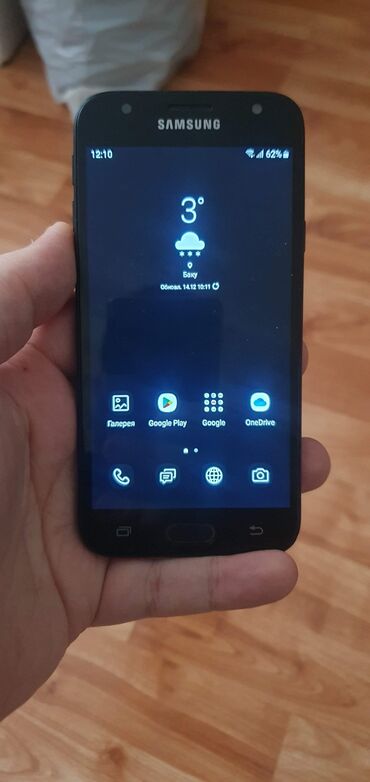 samsung c5212: Samsung Galaxy J3 2017, 16 GB, rəng - Qara, Sensor, İki sim kartlı
