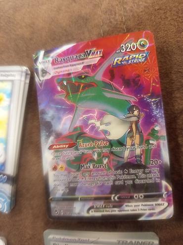 pokemon karti: Kolleksiya kartları dəsti - Pokémon TCG: Rayquaza VMAX (Rapid — 2