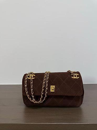 qirmizi canta: Brend dizaynlı çantalar dəsti - Model: Tote tipli böyük çanta + — 6