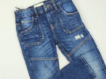 spodenki jeans: Джинси, 5-6 р., 110/116, стан - Дуже гарний