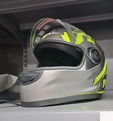 cena gitare: Kaciga za motor model silver - green. kaciga za motor model silver - — 1