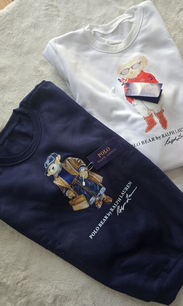 Dukserice: Ralph Lauren, S (EU 36), Sa ilustracijom, Jednobojni — 11