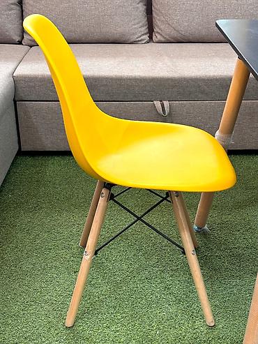 herman miller: Пластиковый стул, Новый, цвет - Желтый — 3