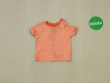 Koszulki: Koszula, 6-9 m, wzrost - 73 cm., stan - Dobry, wzór - Linia, kolor - Pomarańczowy