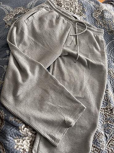 bershka canta: Şalvar, Bershka, XL, L, rəng - Boz — 1