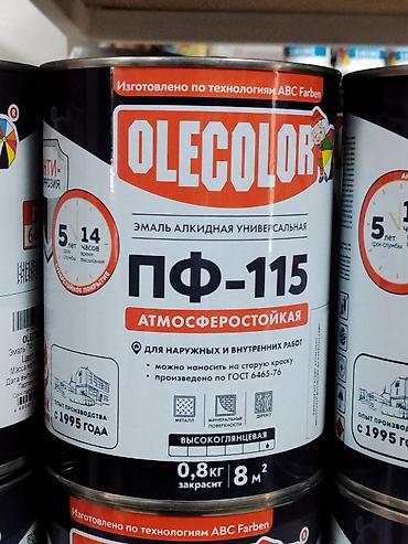 Эмаль алкидная универсальная OLECOLOR ПФ-115, атмосферостойкая