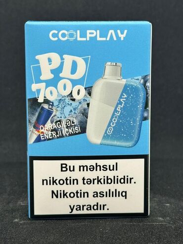 elekdron siqaret: Elektron Qəlyan CoolPlay 7000 tüstü