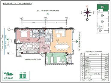 продаю комнату: 3 комнаты, 121 м², 5 этаж