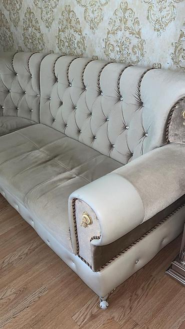 Divanlar: Künc divan, İşlənmiş, Vеlur parça — 1
