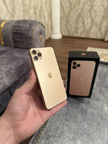 Apple iPhone: IPhone 11 Pro Max, 256 GB, Qızılı, Simsiz şarj — 1