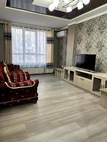 mega hous: 2 комнаты, 46 м², Нижний Джал (Джал-23) Элитка, 7 этаж, Евроремонт — 1