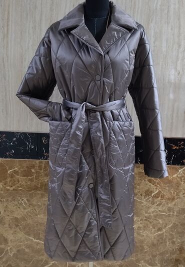 женское пальто на синтепоне в Кыргызстан | ПАЛЬТО: Пальто M, L, XL, цвет - Зеленый