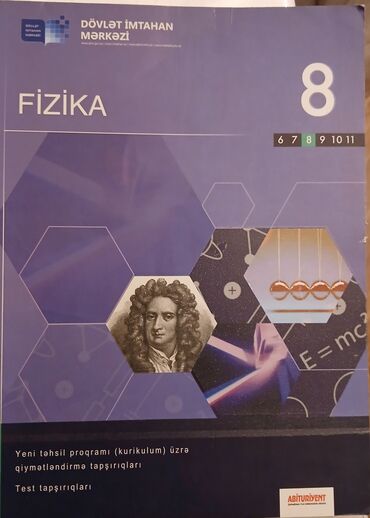 Testlər: Fizika Testlər 8-ci sinif, DİM, 1-ci hissə, 2019 il