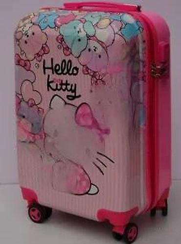 Rančevi, torbe i koferi: Hello Kitty set kofera i rančića za decu - Set od 3 dela: veliki — 20