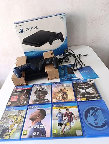 сони ps4: Sony PlayStation 4 Slim 500 ГБ (Jet Black) Комплектация: - Консоль — 1