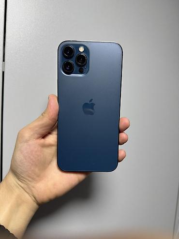 iphone 15 max: IPhone 12 Pro Max, Б/у, 256 ГБ, Pacific Blue, Защитное стекло, Чехол, 100 % — 2