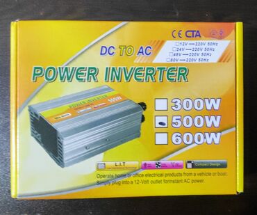 akkumlyator satışı: Yeni Inverter, 300-700 Vt, 12 - 220 volt, Ünvandan götürmə, Rayonlara çatdırılma