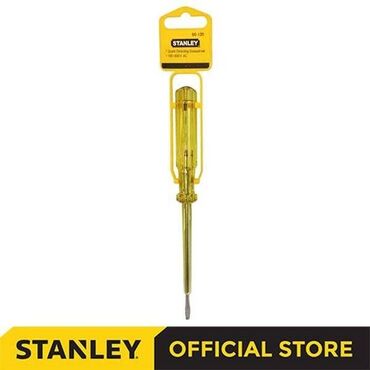 инструмент для электрика: Индикатор напряжения STANLEY 66-119, тестовая отвертка, может