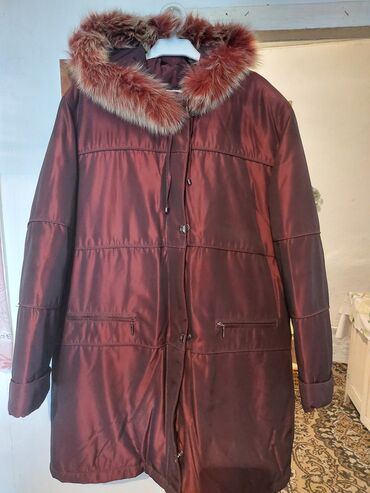 зимние женские куртки купить бишкек: Пуховик, С капюшоном, 6XL (EU 52), 7XL (EU 54)