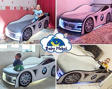 Детские односпальные кровати: Детская односпальная кровать, Новый, Для девочки, Для мальчика, С матрасом, ДСП, Бесплатная доставка — 9